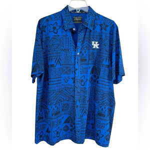 University of Kentucky | Summer Hawaiian Camp Shirt, Size Large